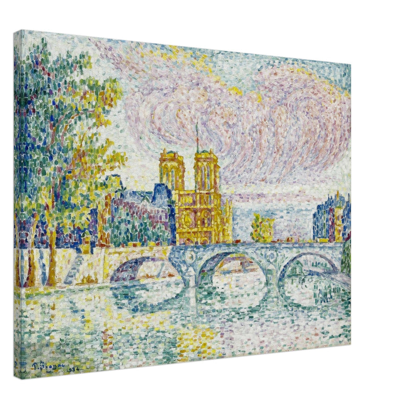 Paul Signac La Cite, Paris. The city Paris painting.