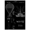 Airship patent illustration by T S C Lowe. Air Balloon