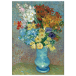 Flowers in a blue vase Vincent Van Gogh