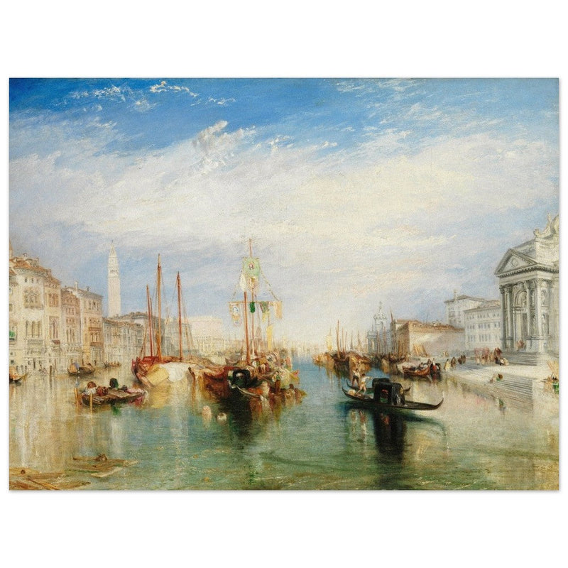 Venice Italy from the Porch of Madonna della Salute by Joseph Mallord William Turner. Antique painting .  Art Print