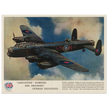Lancaster Bombers vintage poster reproduction