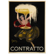 Leonetto Cappiello Contratto vintage poster .