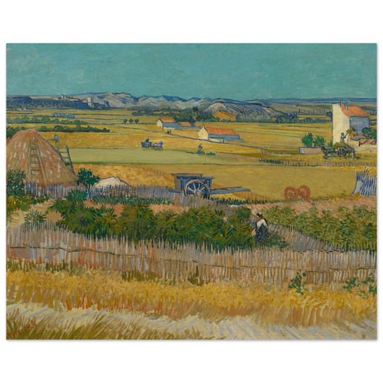 The harvest by Vincent Van Gogh