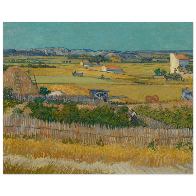 The harvest by Vincent Van Gogh