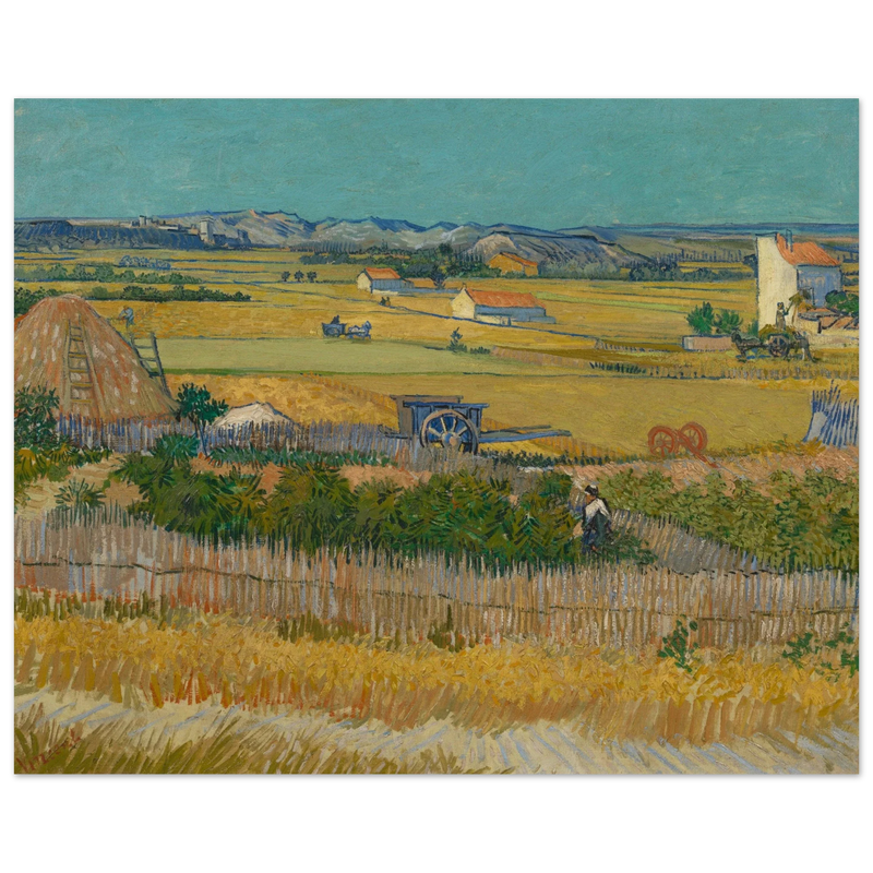 The harvest by Vincent Van Gogh