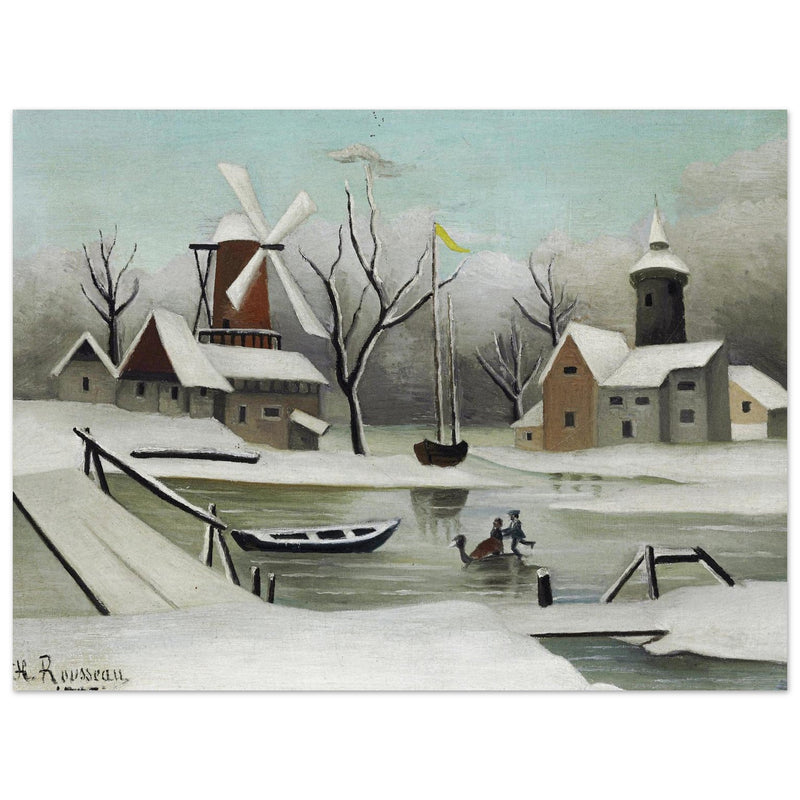 Henri Rousseau L'Hiver ( The Winter ) painting reproduction on fine art paper