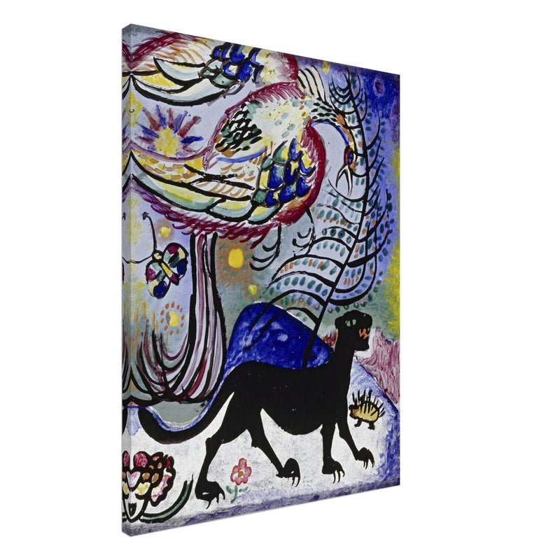 Imaginary Bird and Black Panther by Wassily Kandinsky