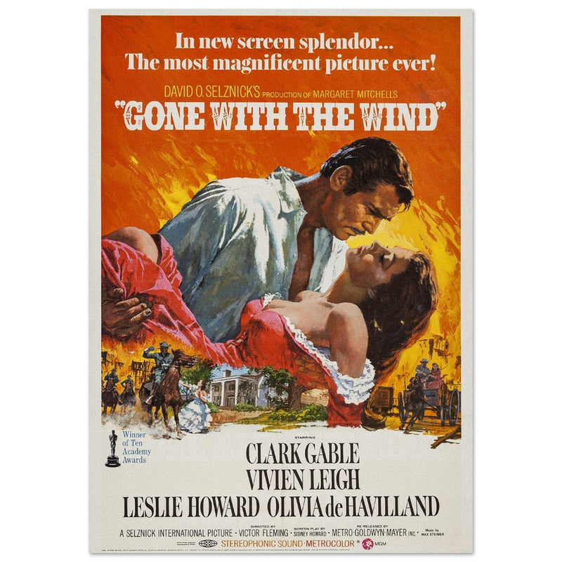 Gone With The Wind movie poster.