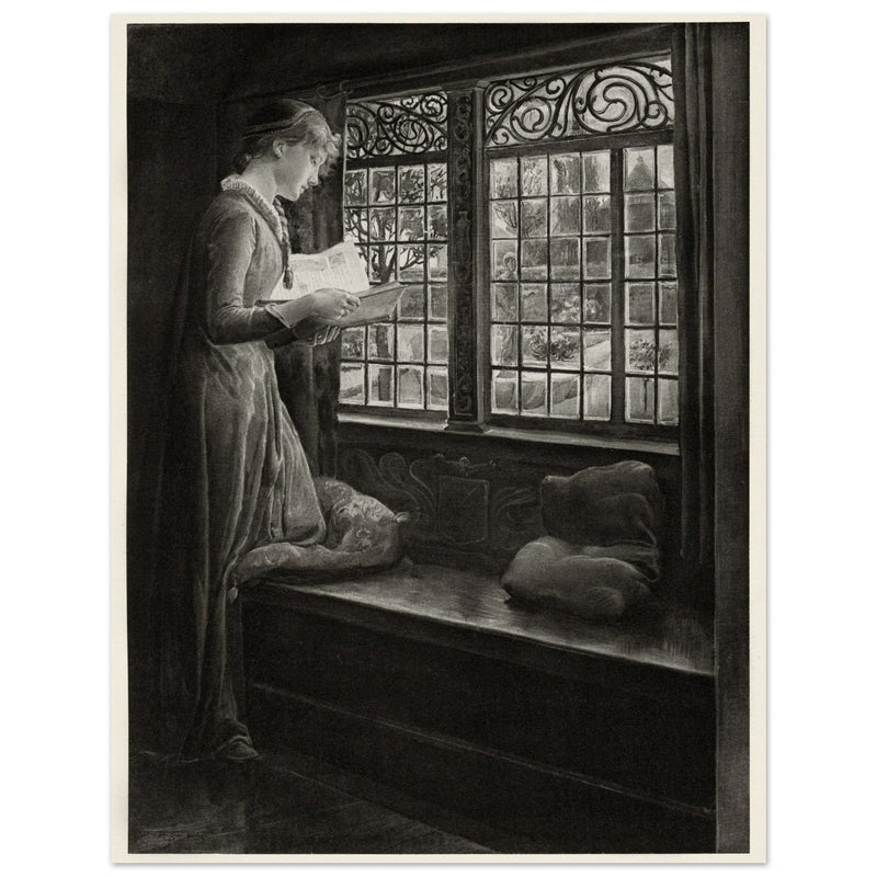 The Eve of Saint Mark –  by Will Hicok Low, illustration for John Keats’ Odes and Sonnets (1887)