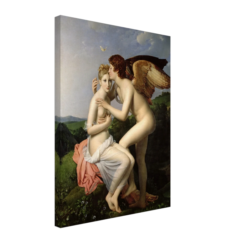 Psyche and Cupid, also known as Psyche receiving Cupid's first kiss by Francois Gerard 1798.