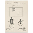 Electric Lighting patent  by Nikola Tesla.