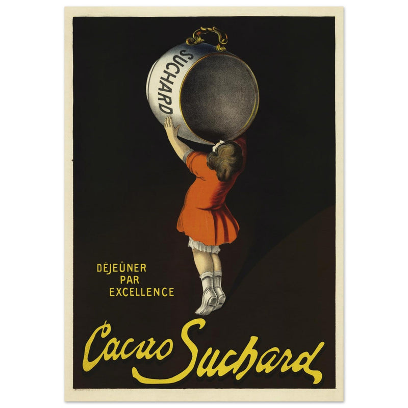 Cacao Suchard vintage advertising poster of 1911 made by Leonetto Cappiello.