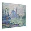 Paul Signac painting the Golden Horn the minarets