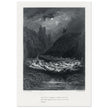 Gustave Dore illustration of King Arthur legend . The Fairy Circle. From the book Idylls of the King by Alfred Tennyson.
