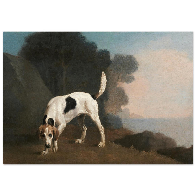 Foxhound dog painting by George Stubbs 1760 .