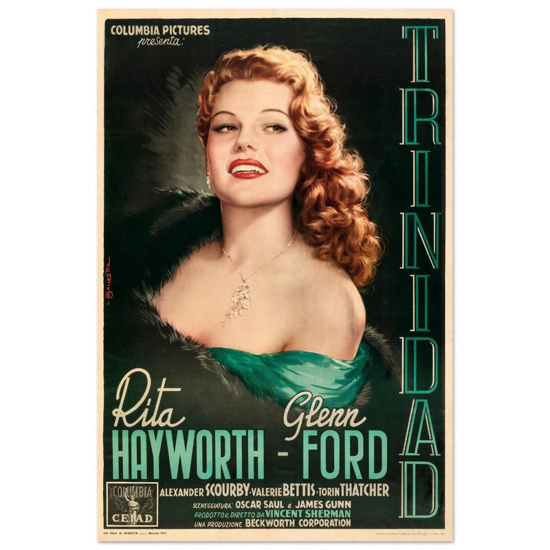 Affair in Trinidad movie poster.