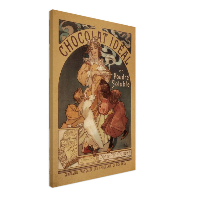 Art Nouveau Alphonse Mucha Chocolat Ideal.