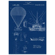 Airship patent illustration by T S C Lowe. Air Balloon