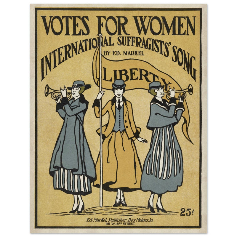 Votes for women : international suffragists' song