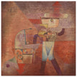Paul Klee KN der Schmied ( KN the blacksmith ) abstract painting.