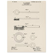 Toothbrush patent illustration by H E Sandiford.