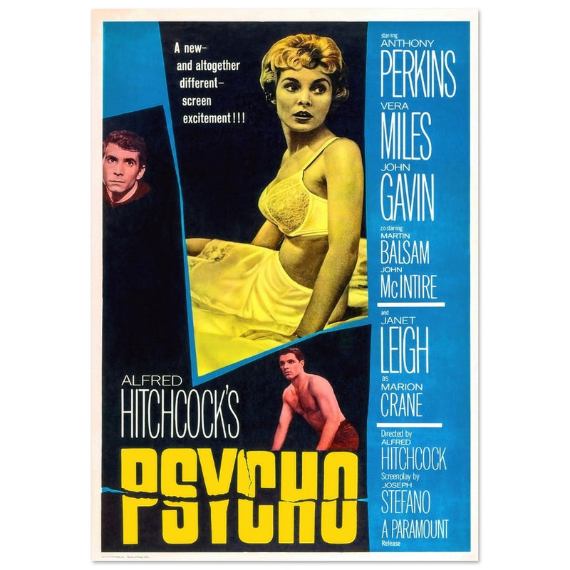 Psycho movie poster.