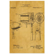 Hair Drier patent drawing by G M Kazanjian