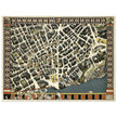 London Theatreland city vintage map 1915 by Gill, Leslie MacDonald.