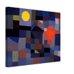 Paul Klee Fire at Full Moon abstract painting.   .