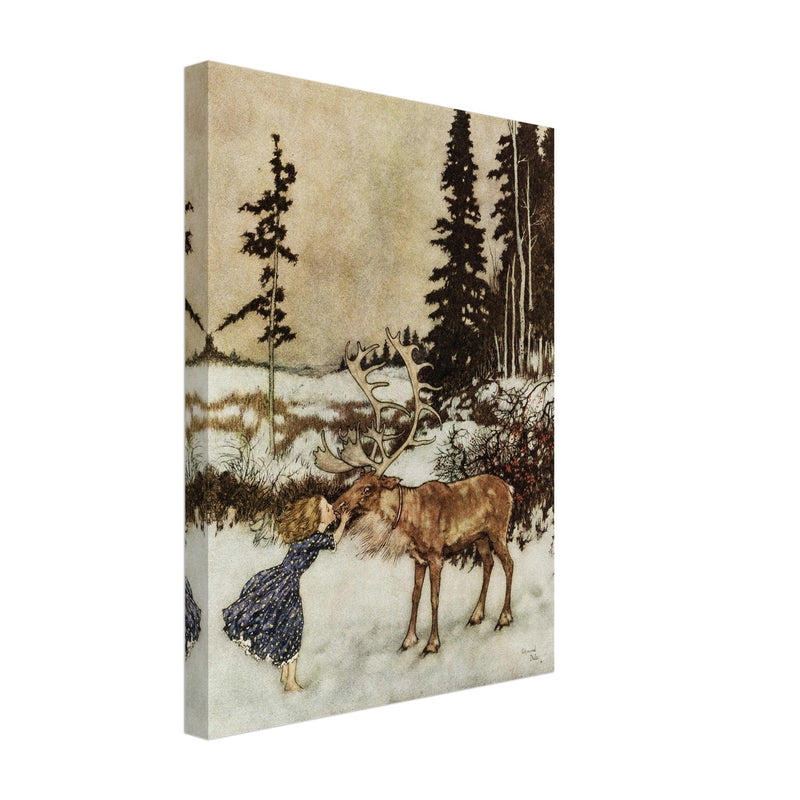 Illustration by Edmund Dulac for The Snow Queen by Hans Christian Andersen.