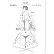 Brassiere patent drawing by M P Jacob.