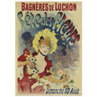 Bagneres de Luchon Fete de Fleurs Flower festival vintage poster.