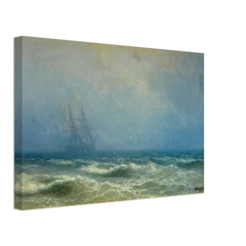 Fog over the Sea by Ivan Aivazovsky 1884.