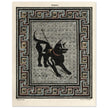 Watchdog mosaic chromolithograph reproduction Cave Canem by Victor Steeger