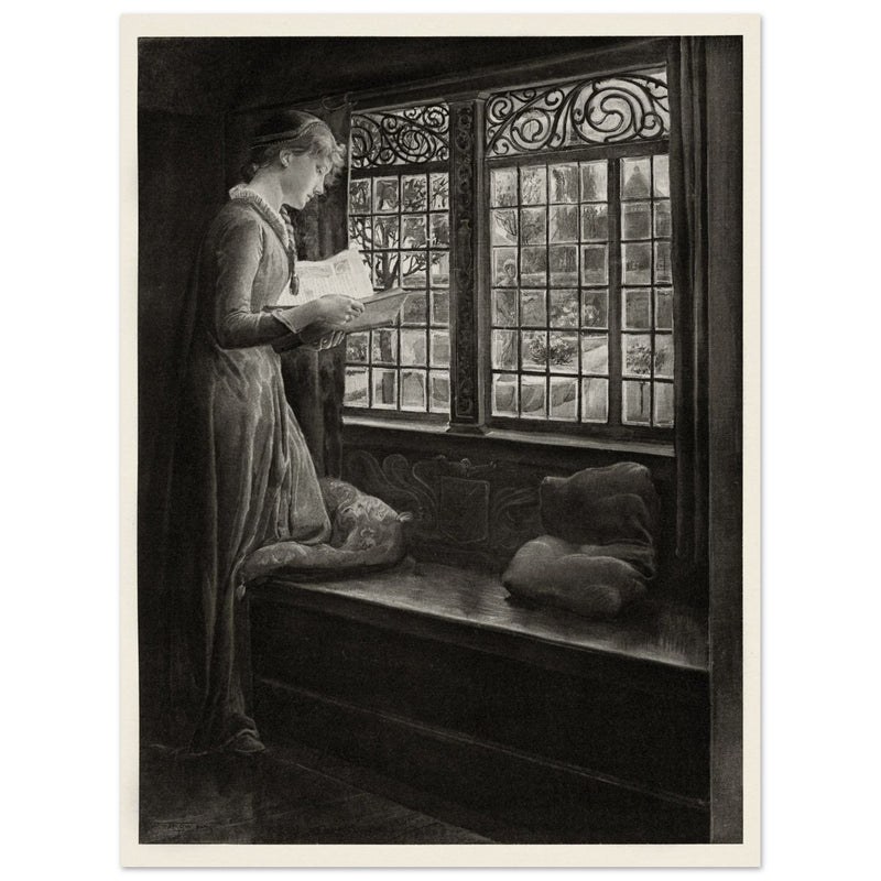 The Eve of Saint Mark –  by Will Hicok Low, illustration for John Keats’ Odes and Sonnets (1887)