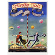Vanity Fair magazine vintage cover by Rockwell Kent 1923. Two artists dancing at the circus.