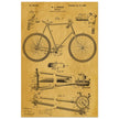 Vintage bicycle patent 1899 by M. C Johnson.