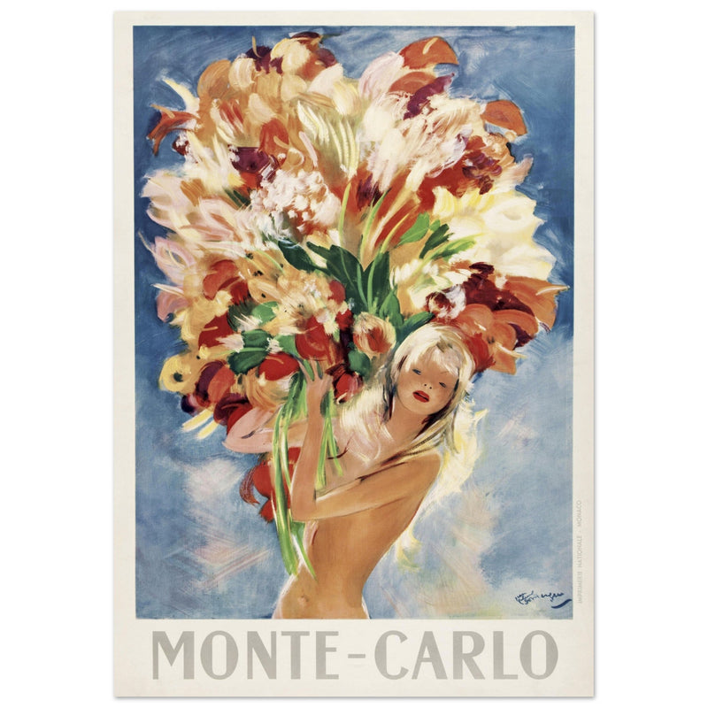 Monte Carlo flower girl by Jean Gabriel Domergue.