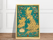 Old map of the British islands by Ernest Dudley Chase