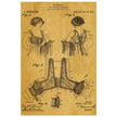 Bust reducer brassiere vintage patent by M Perillat
