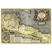 Ancient map of North Africa. Africae Propriae Tabula by Abraham Ortelius