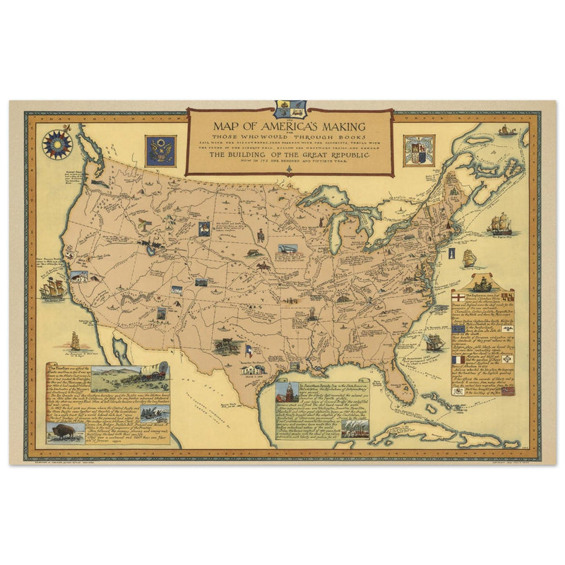 The Map of America’s Making by Paul Mayo Paine.