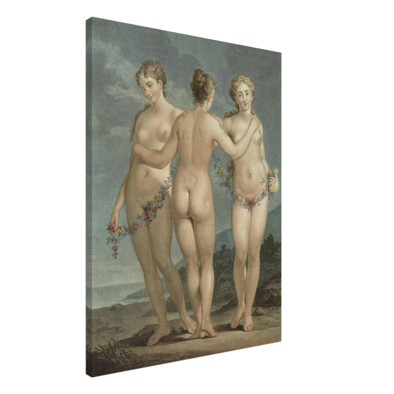 The Three Graces ( Les Trois Graces  ) painting by Jean François Janinet