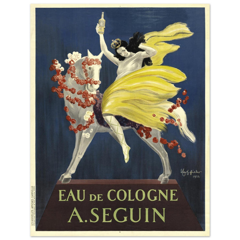 Eau de Cologne ( Cologne water ) vintage advertising poster 1922 by Leonetto Cappiello.