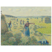La Recolte des Foins  Eragny. The haymaking Eragny by Camille Pissarro 1887.