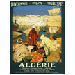 Vintage travel print of Algeria. Poster Art by Léon Cauvy.