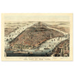 Aerial view of the city of New York by Nathaniel Currier and James Merritt Ives