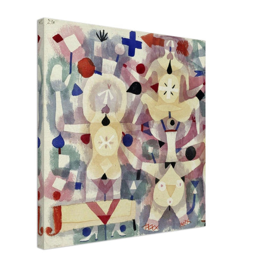 Paul Klee Carnival in the Snow abstract painting.