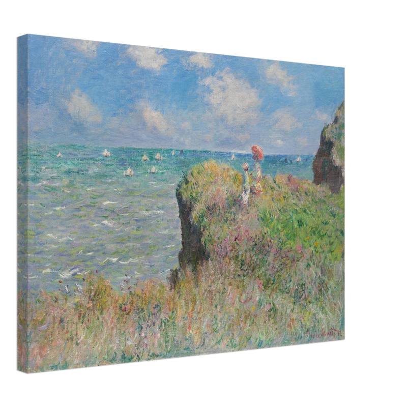 Cliff Walk at Pourville by Claude Monet