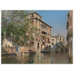 A canal in Venice by Martin Ricoca 1875. Italy .